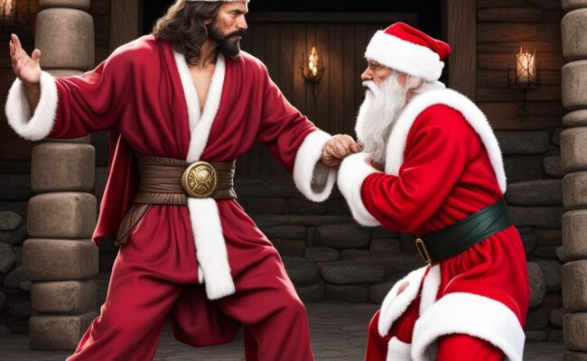 jesus vs santa claus